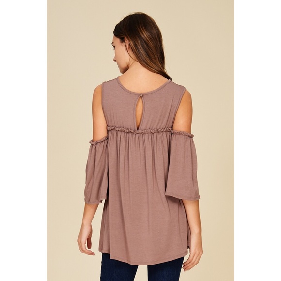 Mocha peek through top - Picture 2 of 3